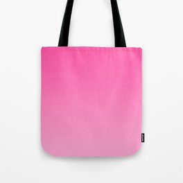 Bright pink neon gradient, Ombre. Tote Bag
