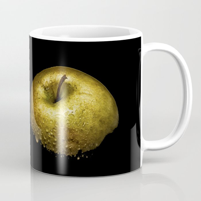 Golden Apple Wet Coffee Mug