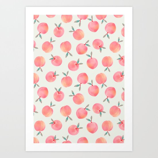 PEACH Art Print