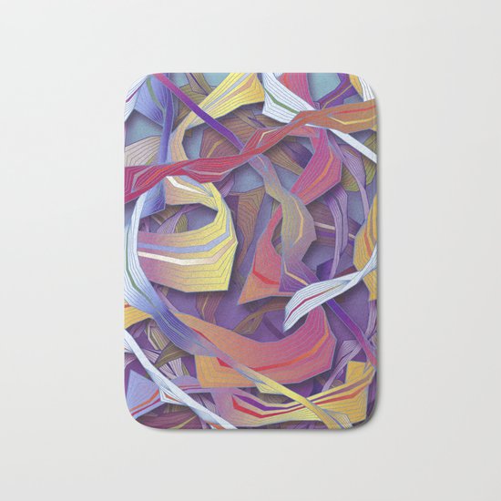 Interaction (in purple) Bath Mat