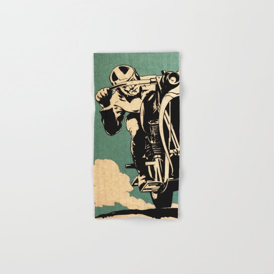 Motorcycle Race Hand & Bath Towel