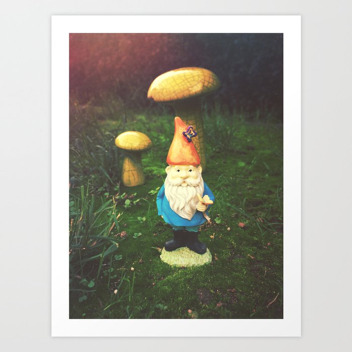 Mr. Gnome Art Print