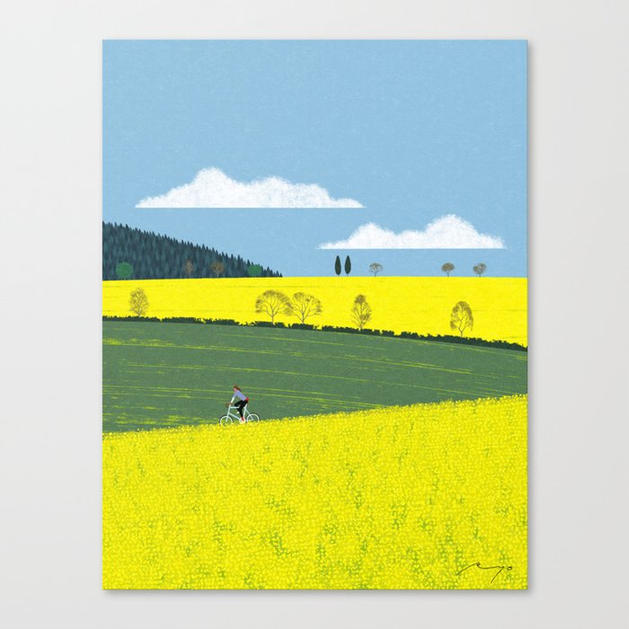 Yellow Spring (2019) Canvas Print