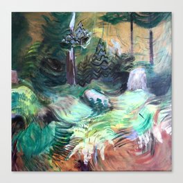Emily Carr - Trunk and Glade - Canada, Canadian Oil Painting - Group of Seven Canvas Print