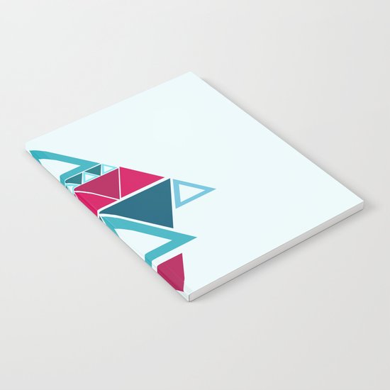 a few triangles making a pattern Notebook