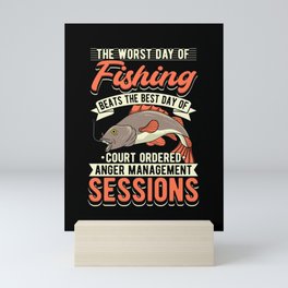 The Worst Day of Fishing Mini Art Print