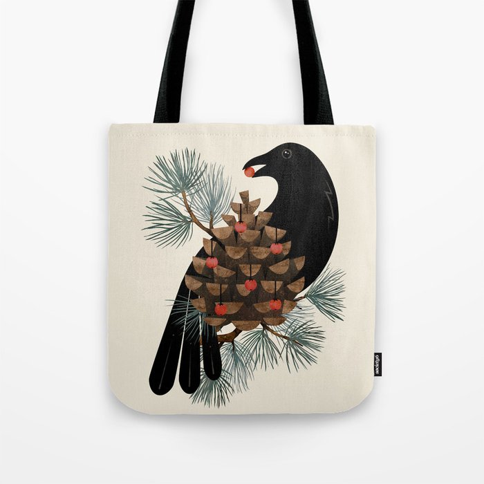 Bird & Berries Tote Bag