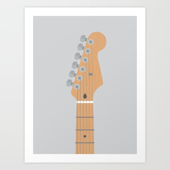 Guitar Heroes #5 - David Art Print