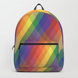 Overlap Lines Rainbow Backpack
