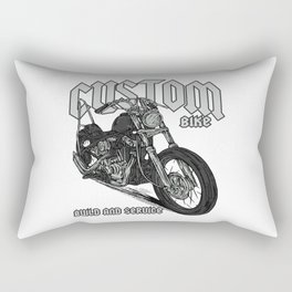 Chopper Bike | Custom Motorcycle Rectangular Pillow