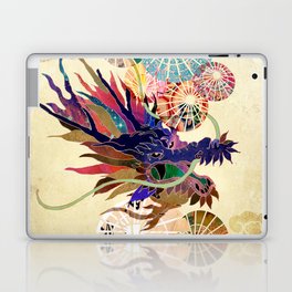 Dragon with unbrellas Laptop & iPad Skin