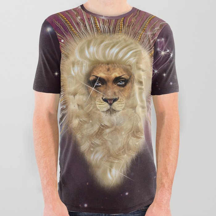Leo The Lion All Over Graphic Tee
