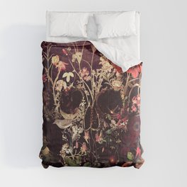 Bloom Skull Comforter