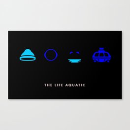 The Life Aquatic, Four Icon Challenge Canvas Print