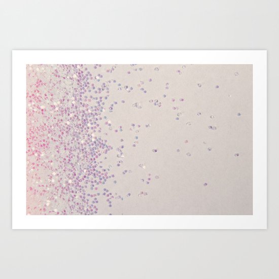 My Favorite Color (NOT REAL GLITTER - photo) Art Print