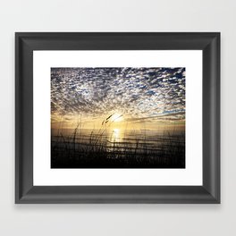 Sunset on Ruby Beach Framed Art Print