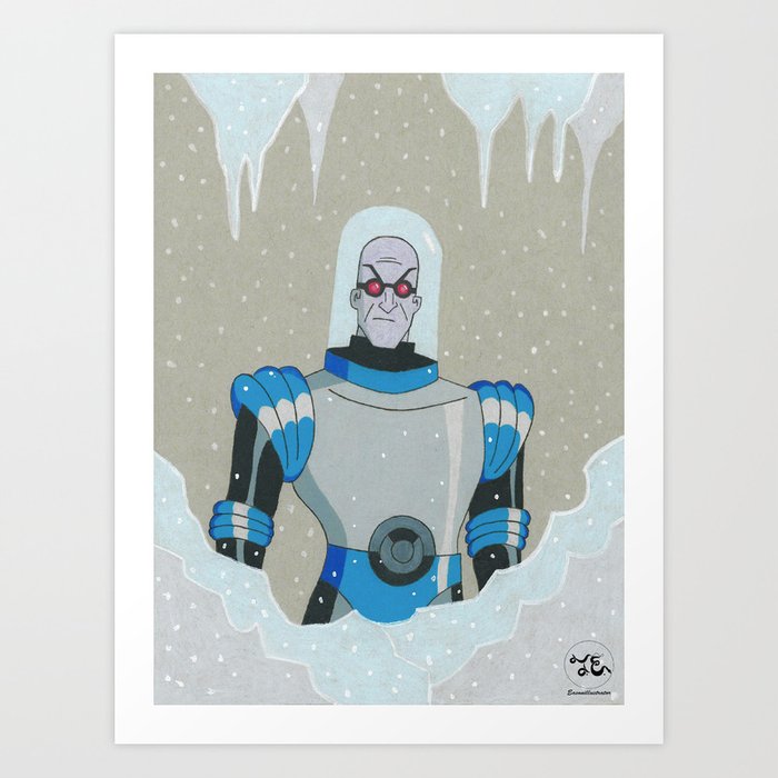 Mr. Freeze Art Print