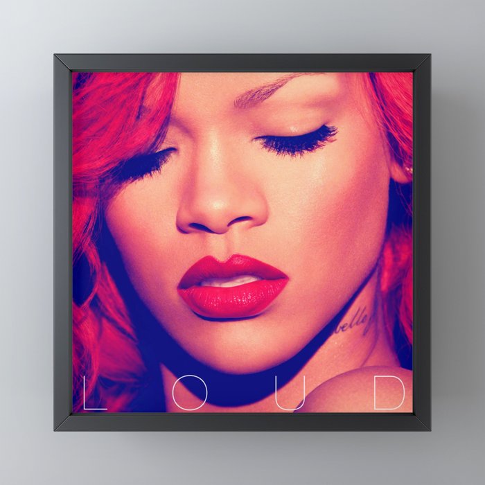Rihanna Loud Live Tour Dates 2019 Melati Framed Mini Art Print By Los925 Society6