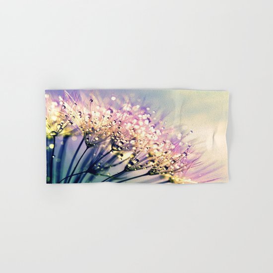 Pastel Dandelion Dew Hand & Bath Towel