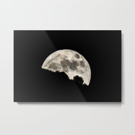 Super Moon sunrise through the trees. 14-11-2016 Metal Print