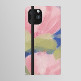 Watercolor Giant Floral iPhone Wallet Case
