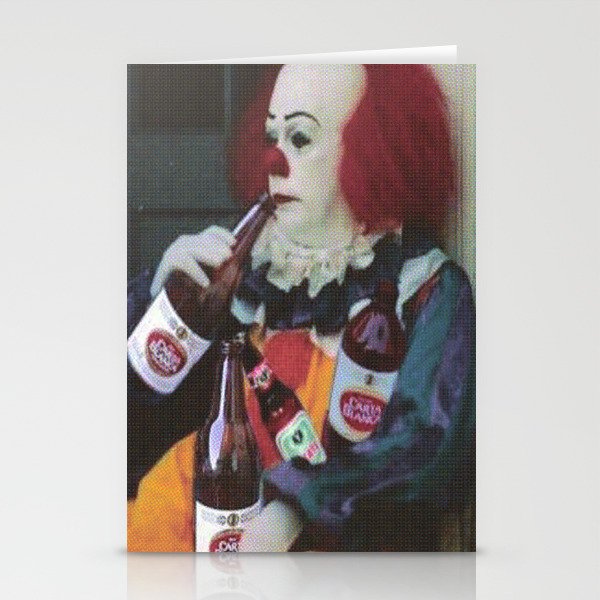 Clown don't Cry Stationery Cards