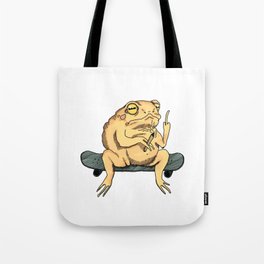 Skater Frog - colour Tote Bag