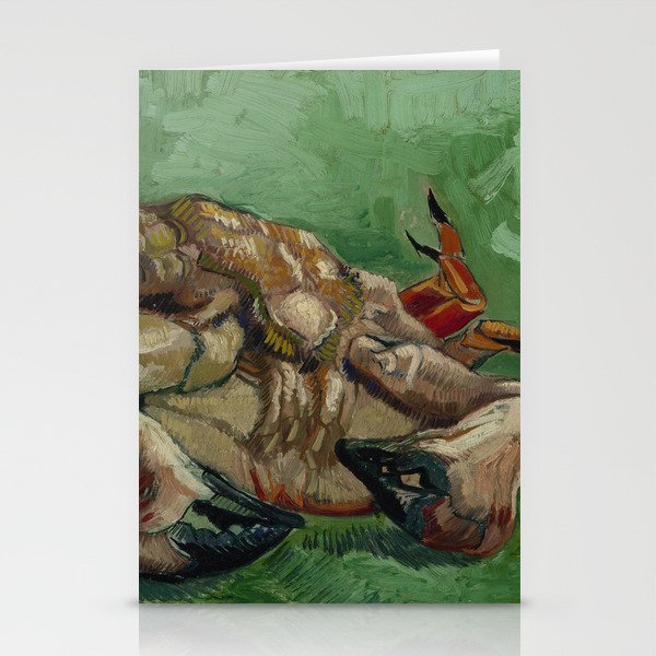 Vincent Van Gogh  - A crab on its back Stationery Cards