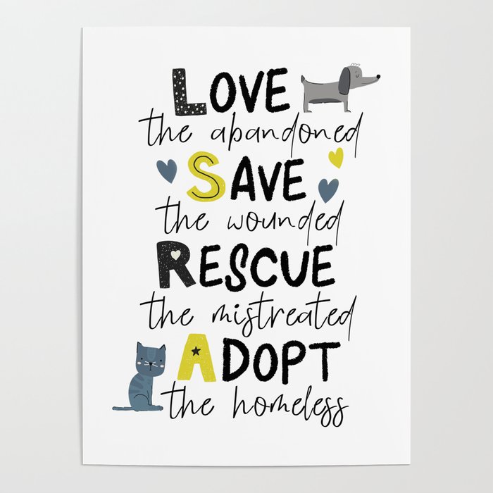 Animal Rescue Poster