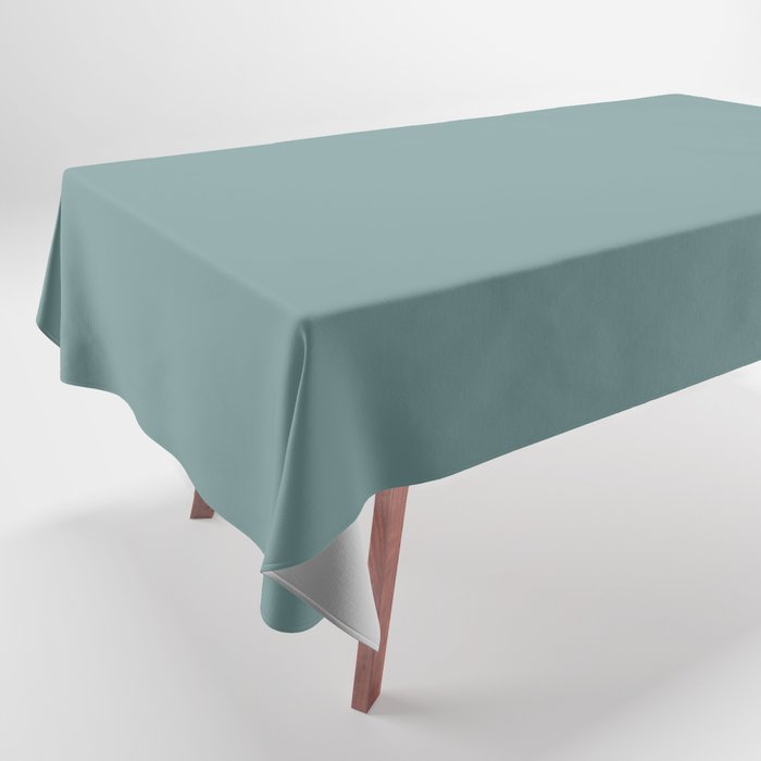 PEACOCK PLUME Solid color. Dusty color Tablecloth