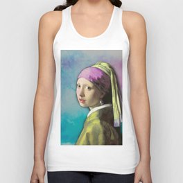 Girl with a Pearl Earring Tank Top
