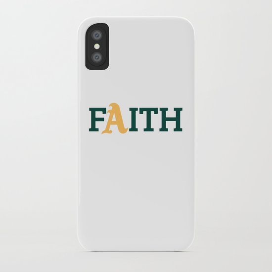 Oakland A's Faith iPhone Case