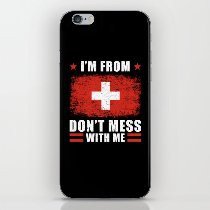 Switzerland Swiss Saying Funny iPhone Skin