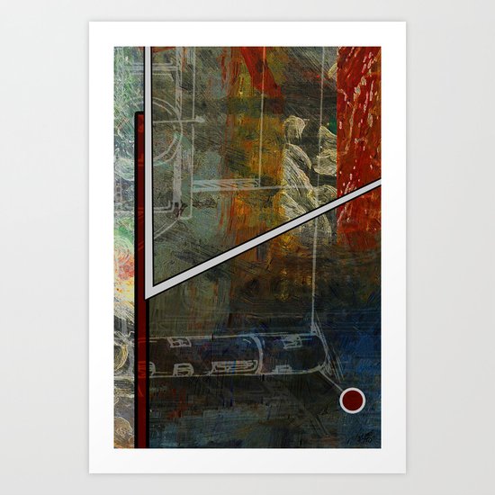 Comic Element Art Print