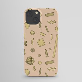 Pasta pattern iPhone Case
