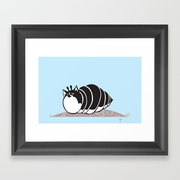Kittypillar Framed Art Print