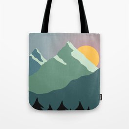 Sunrise Mountain Tote Bag