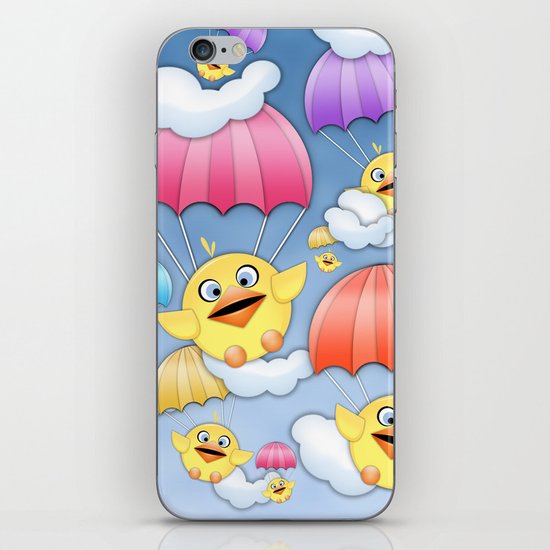 In Coming Birdies. iPhone Skin