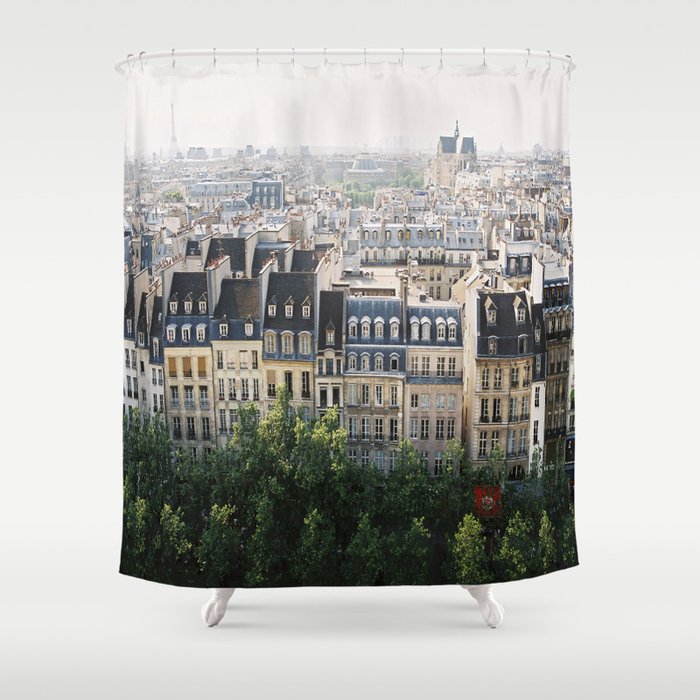 Paris landscape Shower Curtain