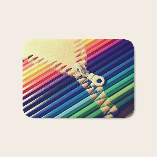 Crayon Zip Bath Mat