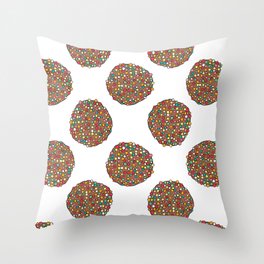 FRECKLES - WHITE Throw Pillow