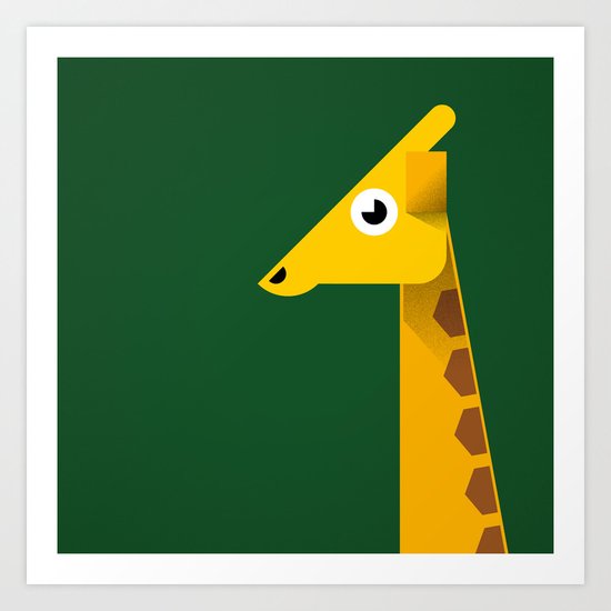 Giraffe Art Print
