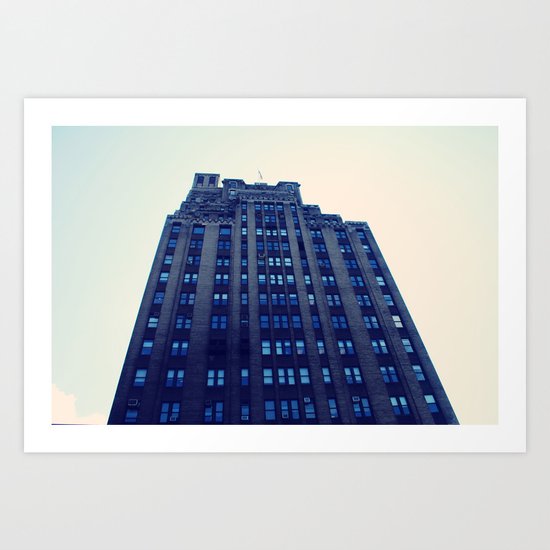 NYC Blue Art Print