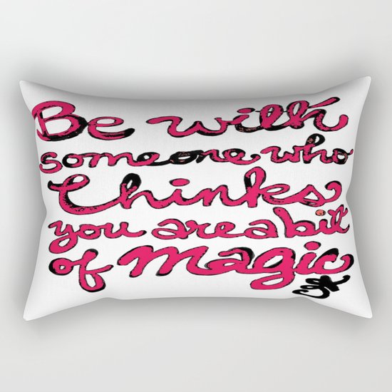Be With Someone Hearty! Be With Someone's Heart Rectangular Pillow