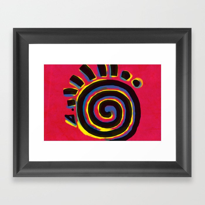 Indigenous Sun Framed Art Print