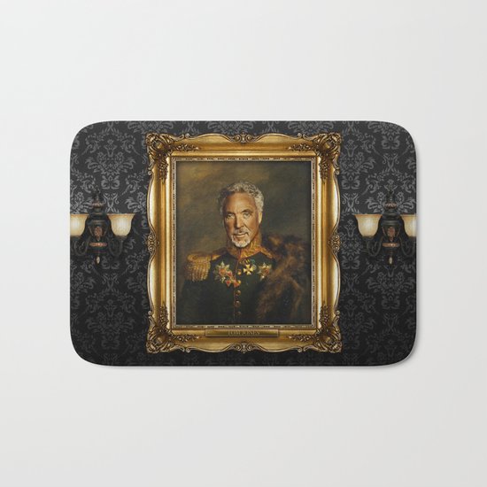 Sir Tom Jones - replaceface Bath Mat