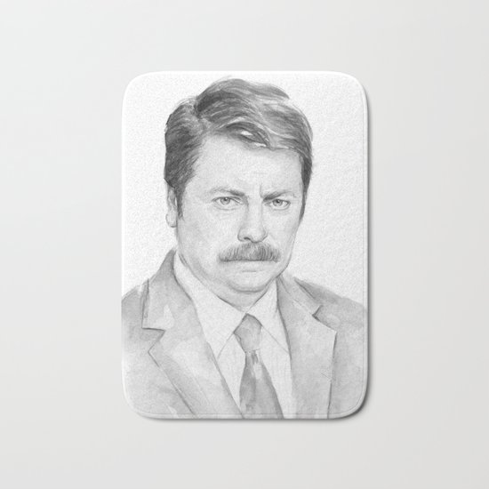 Ron Swanson Bath Mat