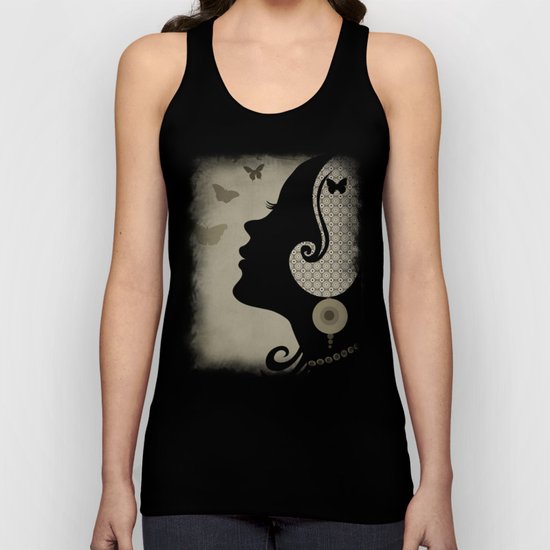 madame butterfly (II) Unisex Tank Top