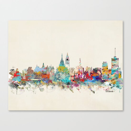 Ottawa Ontario skyline Canvas Print