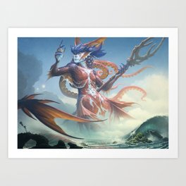 Sea Goddess Art Print